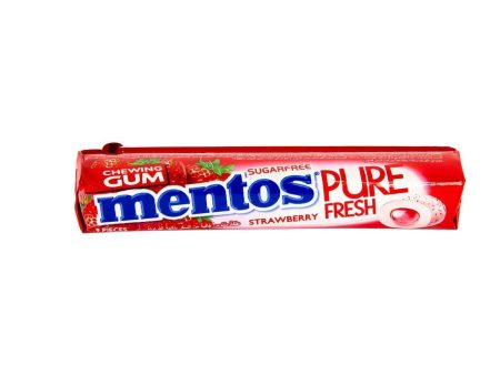 Mentos Pure Fresh Chewing Gum Strawberry - 9Pcs Online Hot Sale