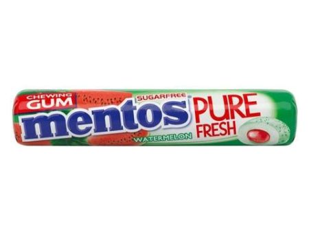 Mentos Pure Fresh Chewing Gum Watermelon - 9Pcs For Cheap