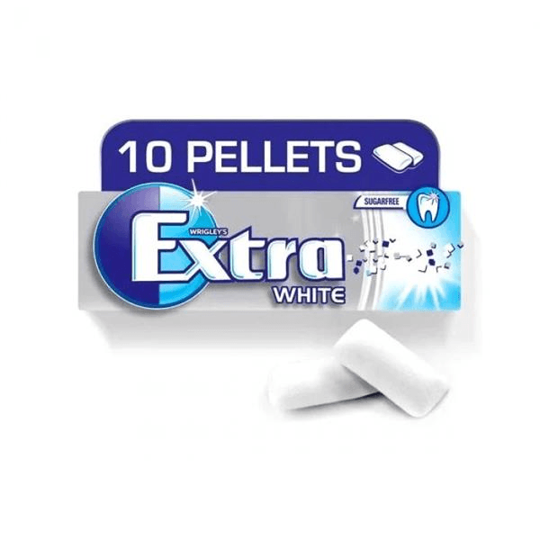 Wrigley s Extra White Peppermint Gum - 10pcs Online now