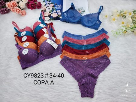 Taidifen Bra and Panty Set Copa A - CY9823 Sale