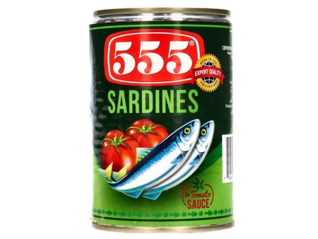 555 Sardines In Tomato Sauce - 425gm Discount