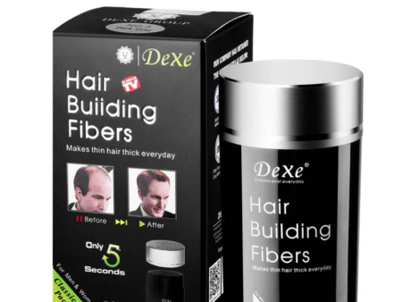 Dexe Hair Building Fibers Black - 22g Online