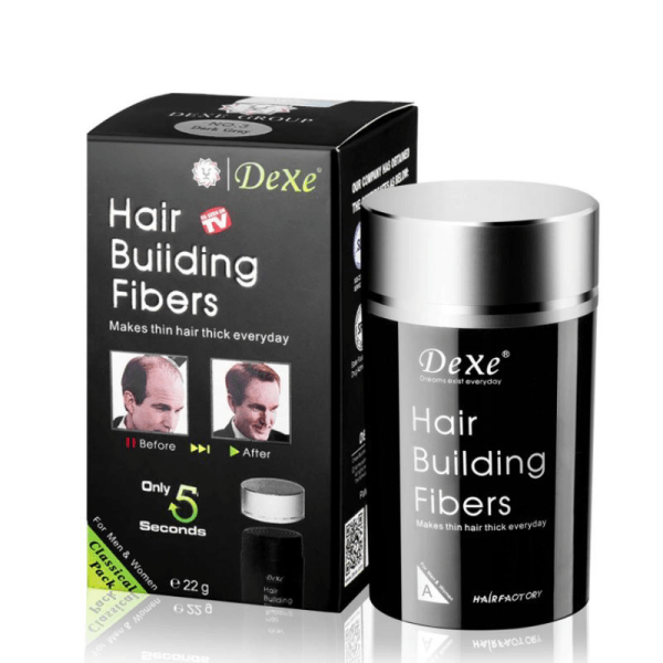 Dexe Hair Building Fibers Black - 22g Online