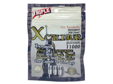 Xcalibur Platinum 11000 Triple Pill (3 Capsules Each) For Cheap