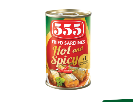 555 Fried Sardines Hot and Spicy 155gm Fashion