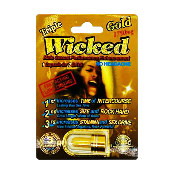 Triple Wicked Gold Pill (1 Capsule Each) Online Hot Sale