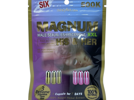 Magnum 500K Double Pills For Him & Her (6 Capsules Each) Sale