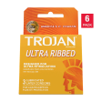 Trojan Ultra Ribbed Lubricated Latex Condoms (18 ct.) Sale