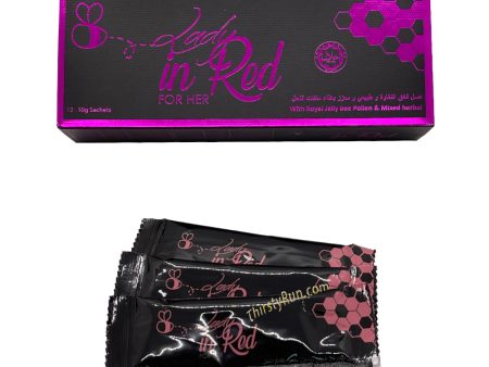 Lady In Red Royal Honey For Her (12 Sachets - 10 G) Supply