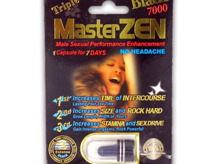 MasterZen Black 7000 Pill (1 Capsule) Online Hot Sale