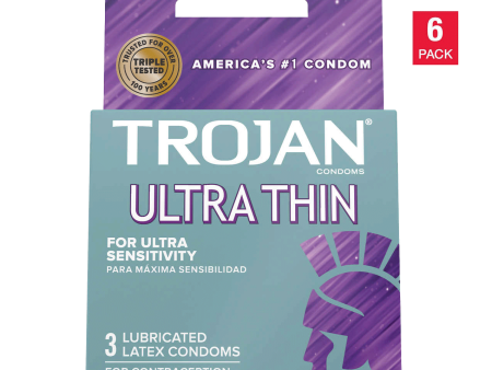 Trojan Ultra Thin Lubricated Latex Condoms (18 ct.) Online