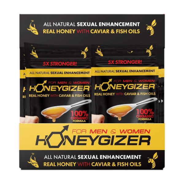 HONEYGIZER Male Sexual Enhancement- Real Honey With Caviar & Fish Oils (1 Spoon) For Discount