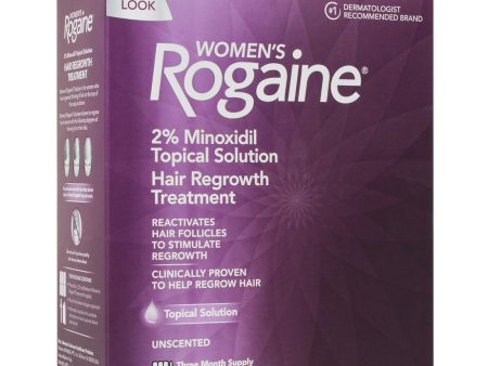 3 Month Supply Women s Rogaine Treatment for Hair Loss and Hair Thinning Minoxidil Solution Imported from USA to India on Sale