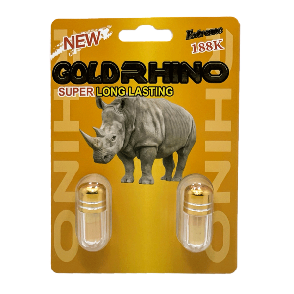 Gold Rhino 188K Double Pill (24 ct. of 2 Capsules Each) For Cheap