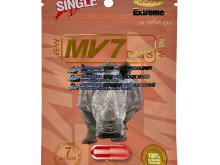 Rhino MV7 Extreme Pills (1 Capsule Each) For Sale