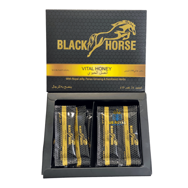 Black Horse Royal Honey (24 Sachets - 10 G) Cheap