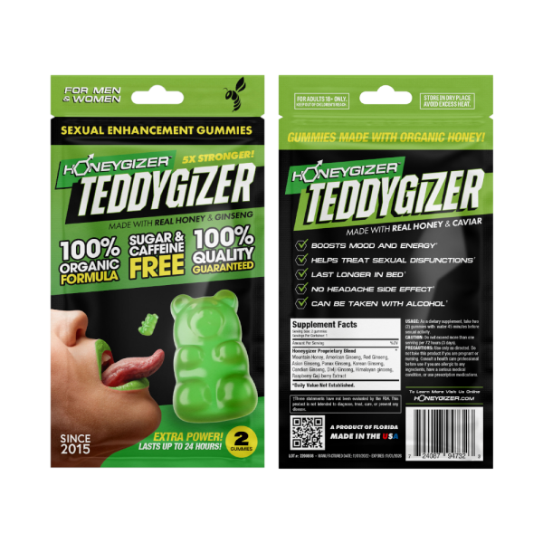 TEDDYGIZER Male Sexual Enhancement Gummy - Real Honey & Ginseng (24 ct.) Online Hot Sale