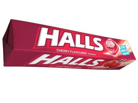 Halls Cherry Flavored 25.2gx9pcs For Sale