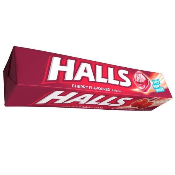 Halls Cherry Flavored 25.2gx9pcs For Sale