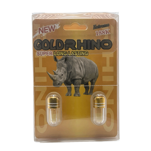 Gold Rhino 188K Double Pill (24 ct. of 2 Capsules Each) For Cheap