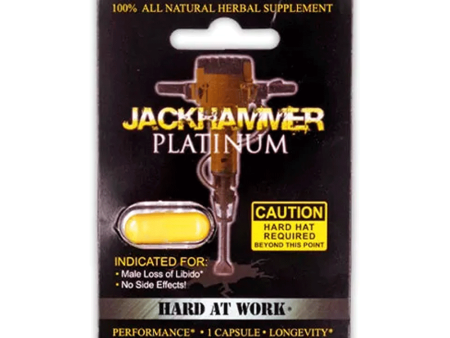 JACKHAMMER Platinum Pills (1 Capsule) Cheap