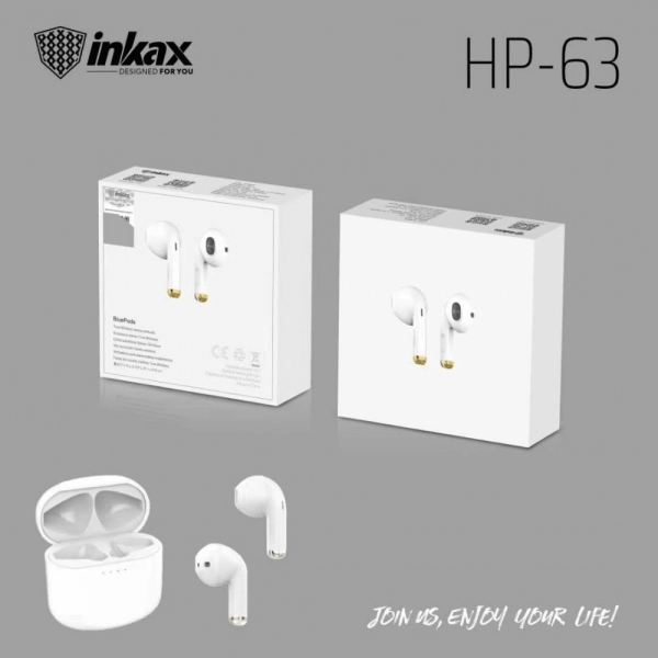 inkax True Wireless Earbuds - HP63 on Sale