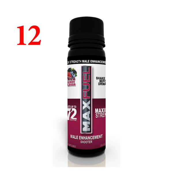 MaxFuel Male Enhancement Shooter - Wildberry (12 ct. - 3 oz.) Hot on Sale