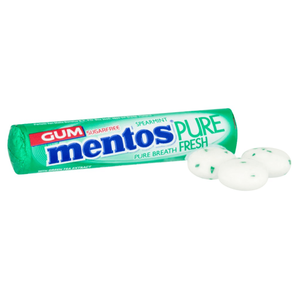 Mentos Chewing Gum Pure Fresh Spearmint - 9Pcs Online