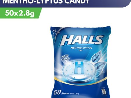 Halls Mentho-Lyptus Candy (50x2.8g) Online Hot Sale