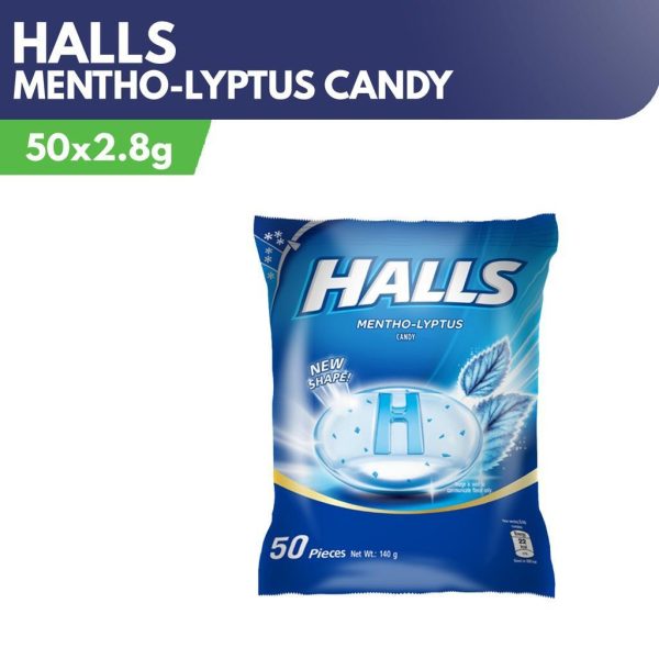 Halls Mentho-Lyptus Candy (50x2.8g) Online Hot Sale