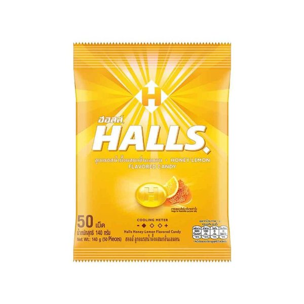 Halls Honey Lemon Candy 50pcs 140g Cheap