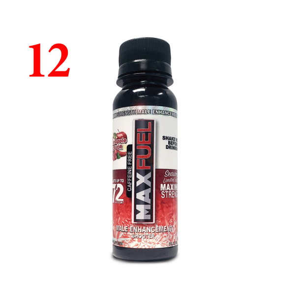 MaxFuel Male Enhancement Shooter - Cran Apple (12 ct. - 3 oz.) Supply