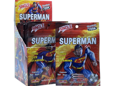 Superman Titanium 700K Pill (24 ct.) Online Hot Sale