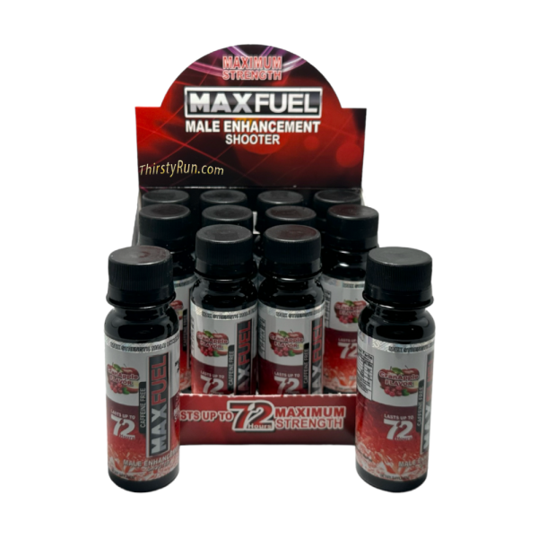 MaxFuel Male Enhancement Shooter - Cran Apple (12 ct. - 3 oz.) Supply