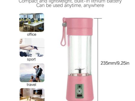 Stylemake Blender 6 Blade Blender 380ml Fruit Mixing Machine with USB Charger Cable for Superb Mixing, USB Juicer Cup Sale