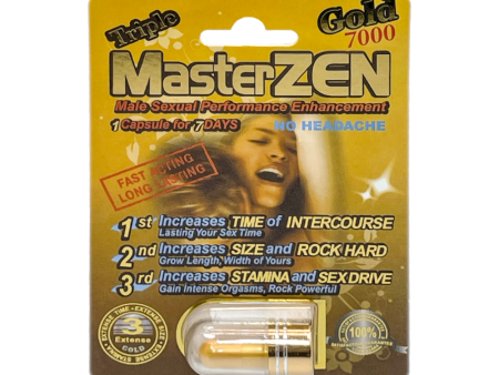 MasterZen Gold 7000 Pill (1 Capsule) Cheap