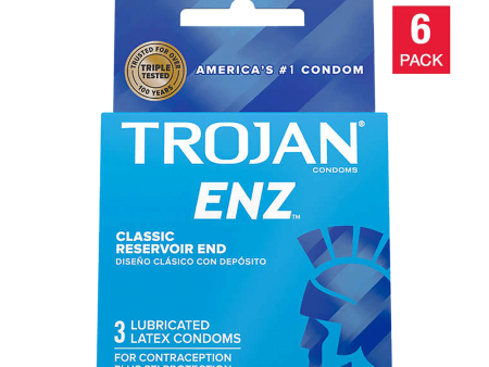 Trojan-Enz Lubricated Latex Condoms (18 ct.) For Sale