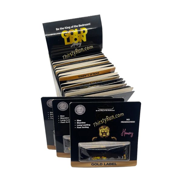 Gold Lion Honey (24 Sachets - 15 G) Supply