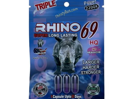 Rhino Power 2200K Triple Pills (3 Capsules Each) Online