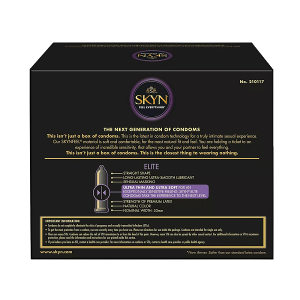 SKYN Elite Non-Latex Lubricated Condoms (46 ct.) For Sale