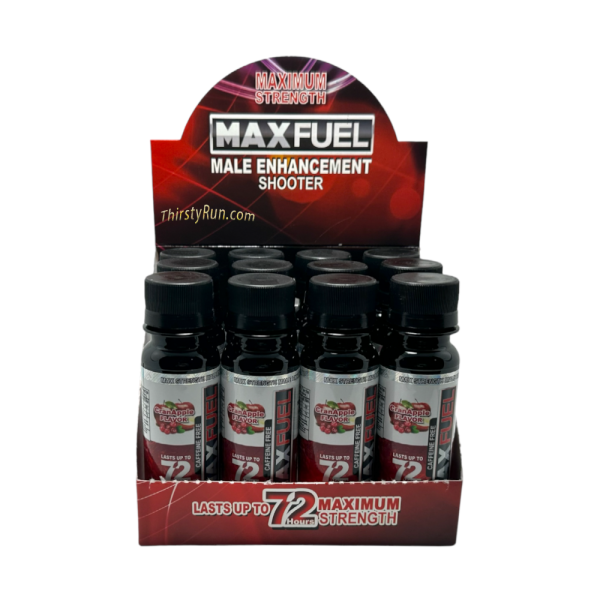 MaxFuel Male Enhancement Shooter - Cran Apple (12 ct. - 3 oz.) Supply