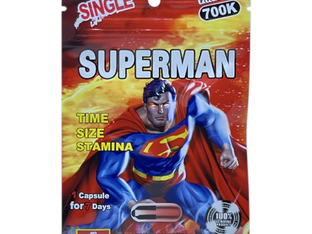 Superman Titanium 700K Pill (1 Capsule Each) For Sale