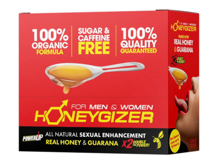 HONEYGIZER Male Sexual Enhancement- Real Honey & Guarana (24 Spoons) Cheap