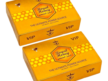 2 Packs of Royal Honey For Men (12 Sachets - 20 G) Online now