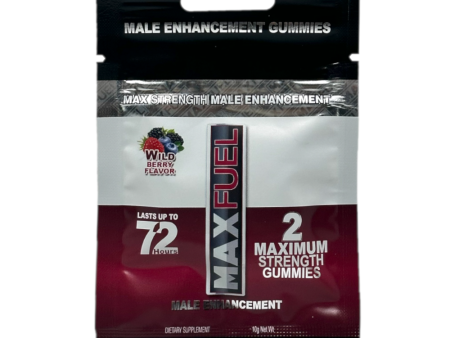 Maxfuel Male Enhancement Gummies - Wild Berry (1 Pack. of 2 Gummies) Discount