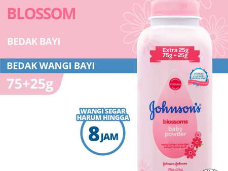 Johnsons Baby Powder Blossoms 75g+25g Online