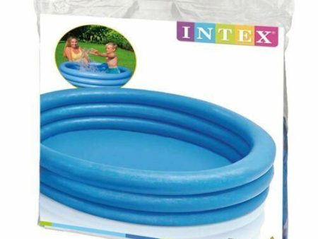 3 Ring Paddling Pool Crystal Blue 45  X 10  - Index For Sale