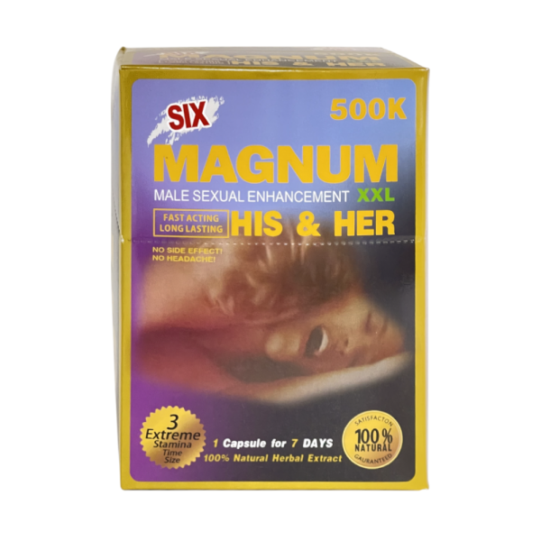 Magnum 500K Double Pills For Him & Her (24 ct. of 2 Capsules Each) Fashion