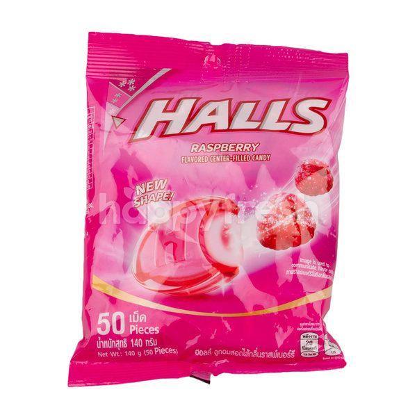 Halls Raspberry Candy 50pcs 140g Online now