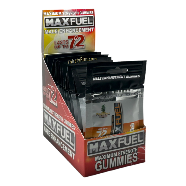 Maxfuel Male Enhancement Gummies - Pineapple (24 Packs. of 2 Gummy Per Pack) Hot on Sale